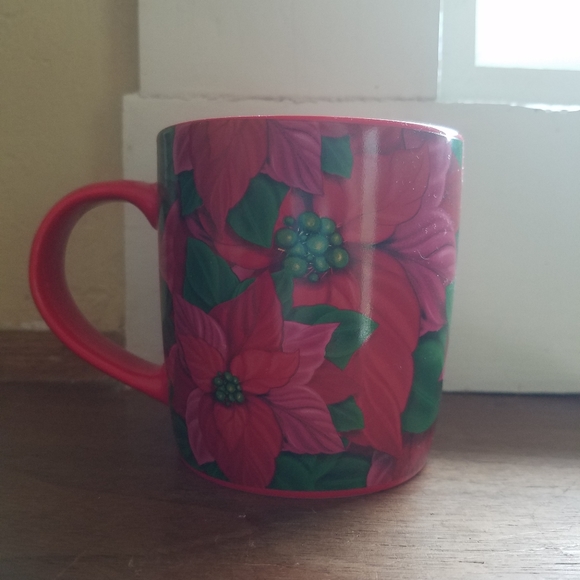 Starbucks 2020 Holiday Poinsettia Mug 12oz - Picture 7 of 9